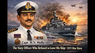 Story of Capt. M.N. Mulla (MVC) | The Navy Officer Who Refused to Leave His Ship | 1971 War Hero