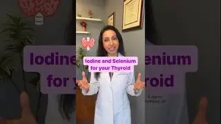 🦋 Iodine and Selenium for Your Thyroid!   #shorts #thyroidhealth #hashimotos