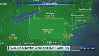 Pennsylvania raises minimum wage for commonwealth employees