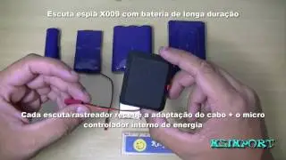 Escuta X009 Com Baterias de longa dura&ccedil;&atilde;o