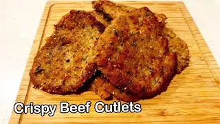 Crispy Beef Cutlets | Great for picnic sandwiches