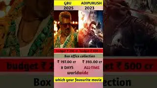 good bad ugly vs adipurush movie box office collection | adipurush movie collection 🔥#adipurush
