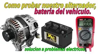 Chequear probar el alternador y bateria del carro, y saber si estan trabajando correctamente.