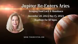 JUPITER RE-ENTERS ARIES Dec. 20, 2022  #jupiterentersaries #decemberastrology #jupiterinaries