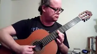 Study No  4 in C sharp minor in open G tuning