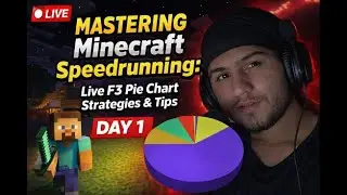 MASTERING Minecraft Speedrunning: Live F3 Pie Chart Strategies & Tip DAY 1