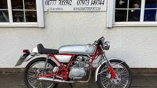 UPJ MOTORSPORT Honda Dream CB 50 1997 P reg custom build resto mod 125 cc engine 804 kms &pound;5500