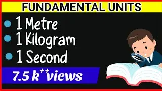 DEFINITION OF FUNDAMENTAL UNITS II METRE II KILOGRAM II SECOND II HINDI II SMart edu teria II