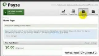 WorldGMN Регистрация в Payza и привязка карты