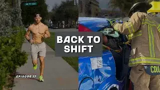 First Day Back | Station Tour, 5K Tempo Run, & Full Workout (Firefighter Hybrid Athlete Vlog)