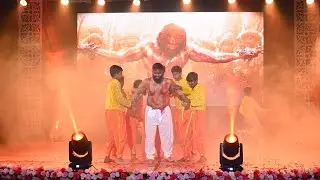 Act of Sambhaji Maharaj in Dharmo Rakshati Rakshita Annual Function of Om Vidyaniketan School Umred.