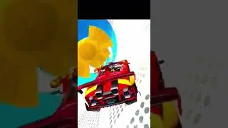 Superhero Car Stunt Game And Mega Ramp Game #games #carstunts #shorts