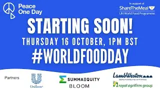 We are live! Peace One Day presents World Food Day 2025