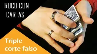 TRIPLE corte FALSO en mano ► TRUCOS CON CARTAS