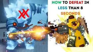 This Is How I DESTROYED The Golem Boss In LESS Than 8 SECONDS