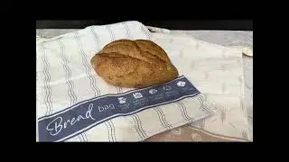 Reusable Beeswax Bread Bags for Homemade Bread | XL Cotton Storage for Sourdough & Baked Goods