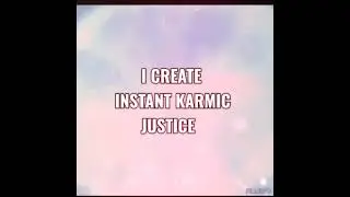 I CREATE INSTANT KARMIC JUSTICE ON ALL ENERGY TRANSFER RITUALS CONNECTED ON MY TIMELINE!