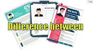 Difference between biodata, resume, and cv | what is a biodata, resume & cv | letstute | study tips