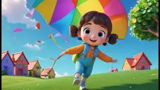 Colorful Toy Kites Flying High | Nursery Rhymes for Kids & Baby Songs