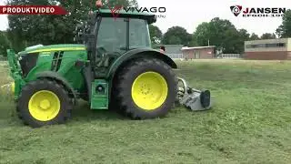 Szárzúzó-mulcsozó hidraulikus oldalkitolással - JANSEN EFGCH sorozat