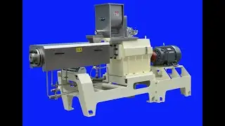 Extruded puff snack food making line