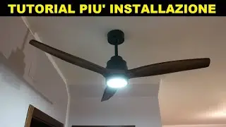 Montaggio ventilatore da soffitto cecotec, installazione ventilatore da soffitto, tutorial completo