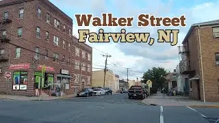 Walking on Walker Street in Fairview, NJ | Bergen Blvd to 3rd St