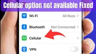 cellular option not showing on iphone | cellular option missing in iphone 13 | #cellularoption