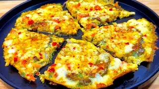 Eggplant Omelette At Pizza Style || Trying Something New By HomeChefSG...