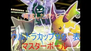 ポケスタ２　育成ポケで　ウルトラカップ表　マスボ級