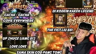 Gacha2 Govil & Up Zhuge liang B12 !!! idle Dynasty gratis5 SSR jendral
