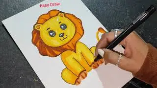 Cute Cub Color Drawing | @JaliMohanta66 