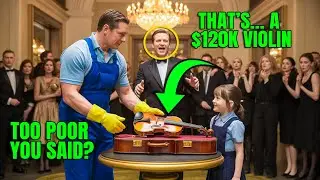 Single Dad Janitor Got Called Too Poor to Raise a Girl Then Bought His Daughter a $120,000 Violin..