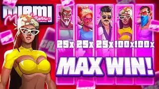 THE FIRST REGULAR BONUS 15,000X MAX WIN ON MIAMI MAYHEM!