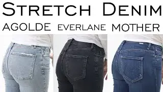 Comparing 3 Pairs of Stretch Denim / MOTHER / AGOLDE / EVERLANE / Best Jeans / Emily Wheatley