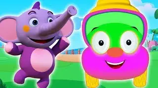 Build a Bus with Kent | Learn Shapes | Learning Cartoon for Kids | ABC Learning Club