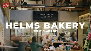 Lo-Fi Cafe Video at Helms Bakery | Authentic Split Flap Sounds | Live Analog Tech