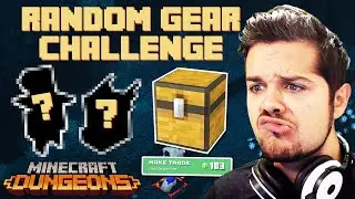 RANDOM Gear Challenge! Minecraft Dungeons BETA (Gameplay Preview)