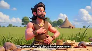 Lazy man and Goat | bees attack on fat man short story....