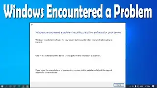 Как исправить ошибку при установке сетевого драйвера в Windows
