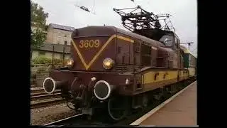 CROCODILE ELECTRIC LOCOMOTIVE No. 3609 at Rodange in Luxembourg