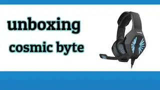 Cosmic byte|| head set||technical unbox with umar