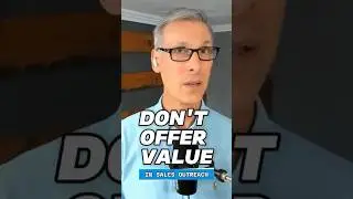 Weird sales strategy: Don't Offer Value