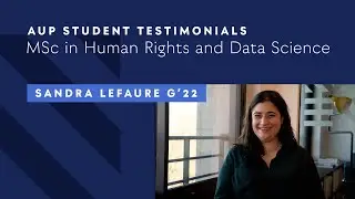 MSc in Human Rights and Data Science | Sandra Lefaure G'22