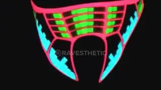 Tron LED Sound Reactive Mask