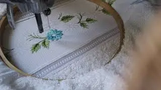 161 #IzabelCordeiro, Bordado a Máquina: Flores do Campo: Parte 01.