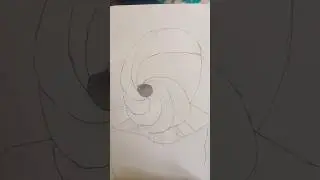 draw Obito 😅 #subscribe #drawing #shorts #anime