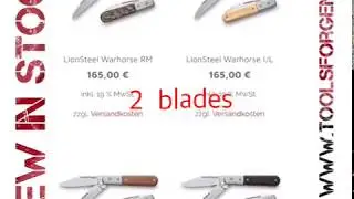 New models from LionSteel now in the Tools For Gents shop