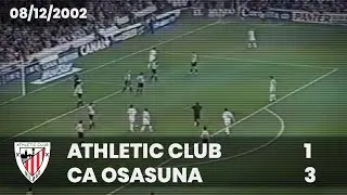 ⚽️ [Liga 02/03] J13 I Athletic Club 1 - CA Osasuna 3 I LABURPENA