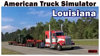 Louisiana DLC / American Truck Simulator / Kenworth W900 / Lafayette - Shreveport